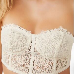 Free people Madi lace bustier